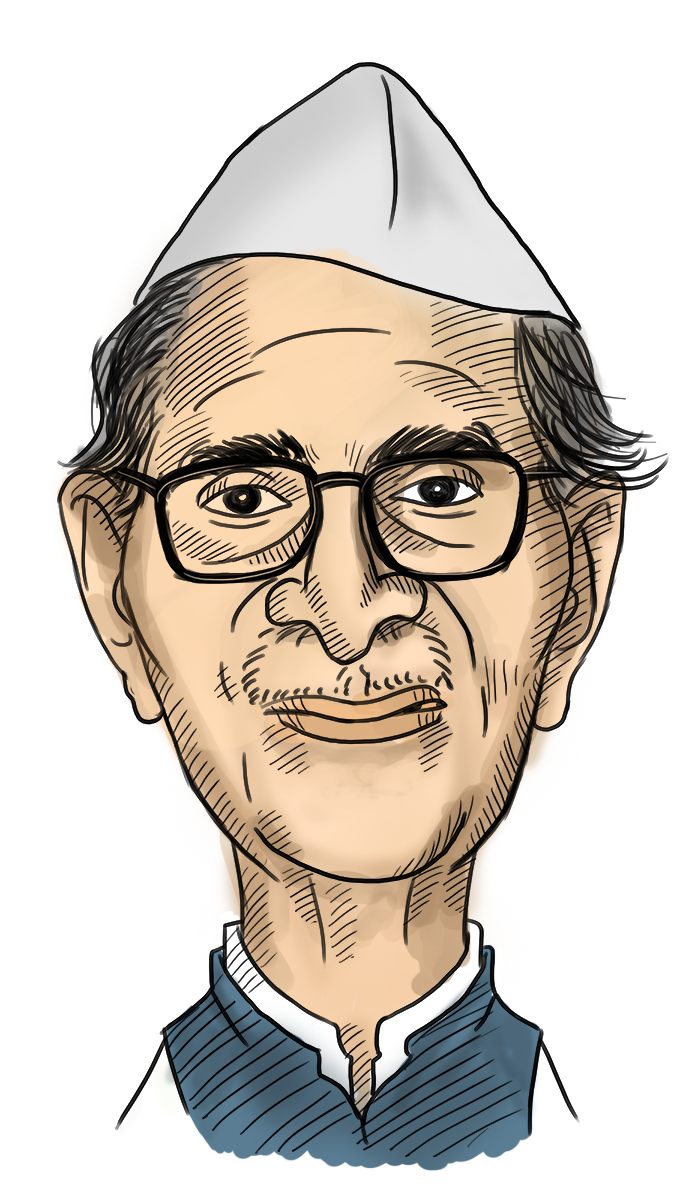 Portrait of Acharya N. G. Ranga