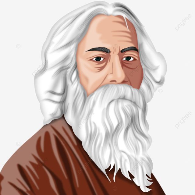 Portrait of Rabindranath Tagore